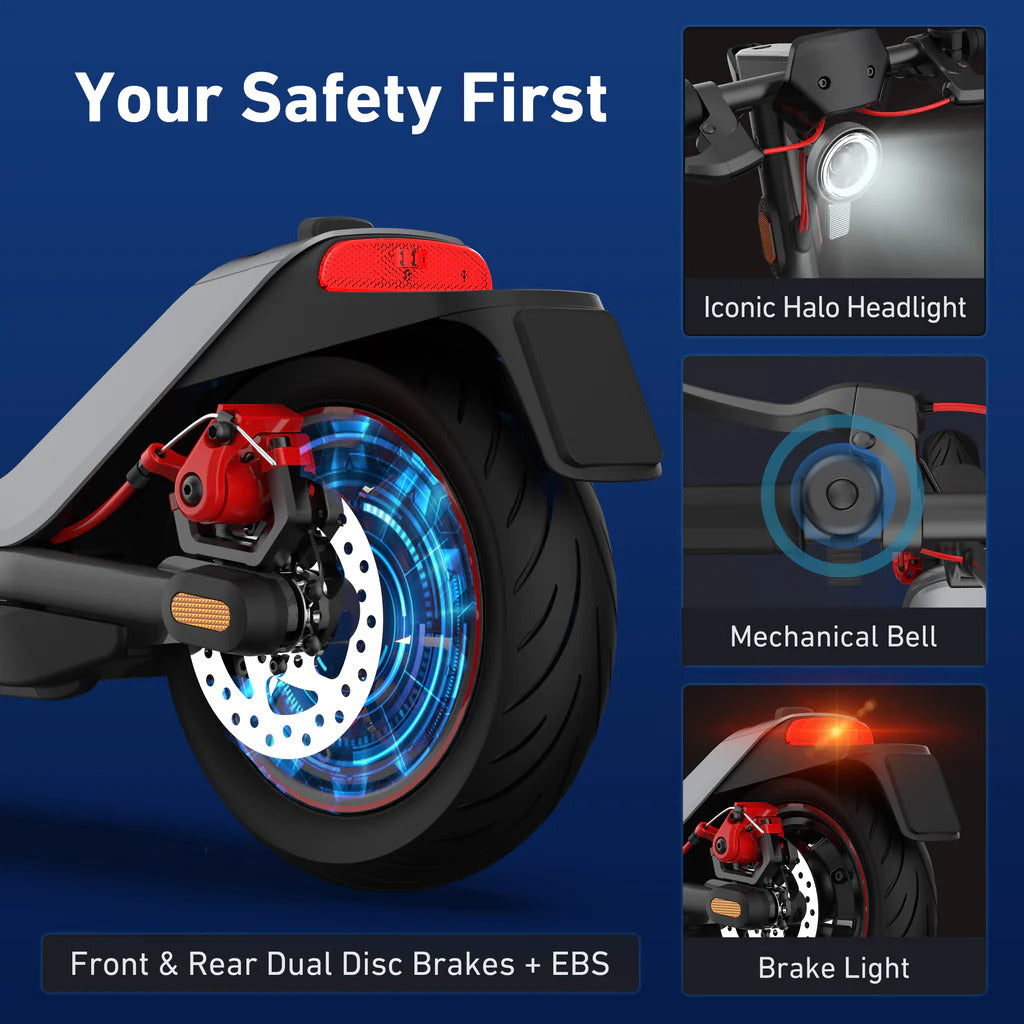 NIU KQi3 Max Electric Kick Scooter, Top Speed 24mph