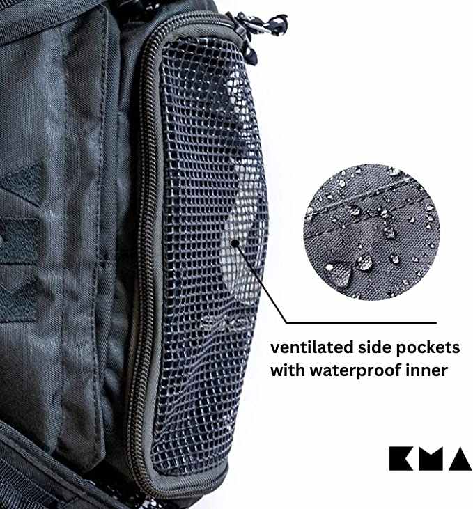 KMA Baja Vent 40L Duffle Bag Backpack for Hiking or Cycling *Freeride Edition*