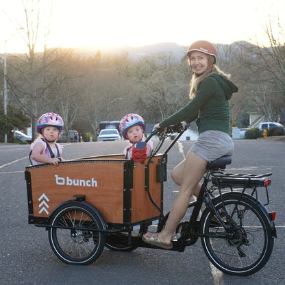 Original Bunch Bike with Lucky Few decal for down syndrome awareness #color_Honey Woodgrain