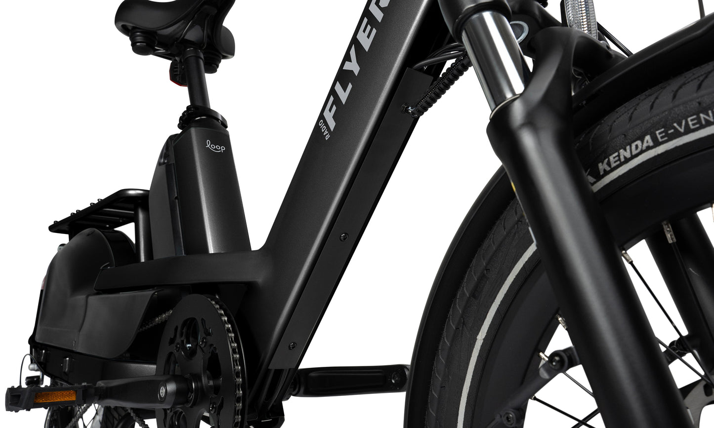 Flyer Loop Ebike, Top Speed 20mph