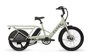 Flyer Via Electric Cargo Bicycle LongTail, Top Speed 20mph