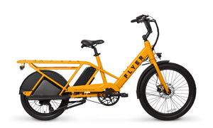 Flyer Via Electric Cargo Bicycle LongTail, Top Speed 20mph