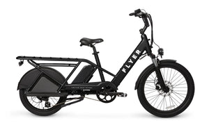 Flyer Via Pro Electric Cargo Bicycle LongTail, Top Speed 20mph