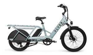 Flyer Via Pro Electric Cargo Bicycle LongTail, Top Speed 20mph