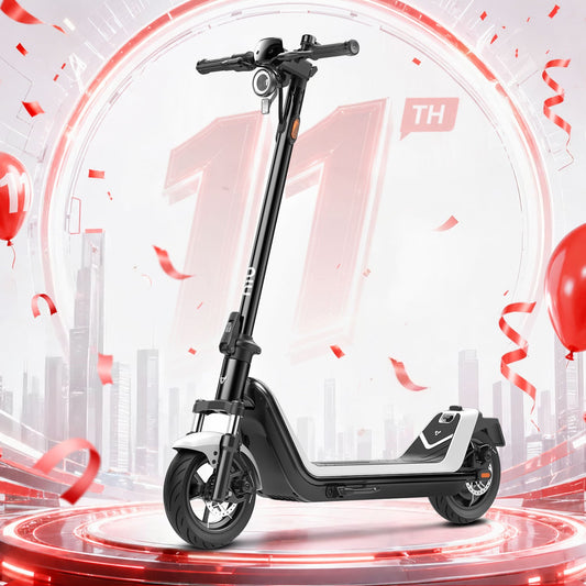NIU KQi 300P All-Terrain Suspension Electric Scooter 20mph | Range 30 miles