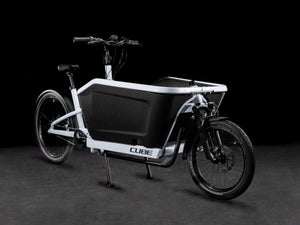 Cube Cargo Dual Sport Hybrid 1000 flashwhite n black front right side profile on Fly Rides