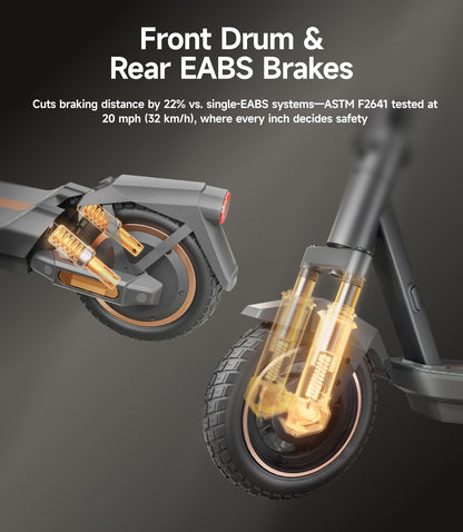 NAVEE GT3 Pro Electric Scooter｜Dual Spring Shock Suspension｜37.3miles Eco-range｜1000W