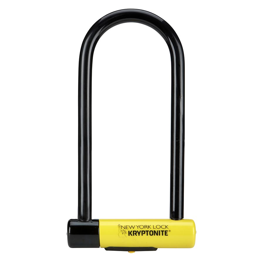 Kryptonite, New York, U-Lock, Key, 102x260mm, 4''x10.25'', Thickness in mm: 16mm, Yellow