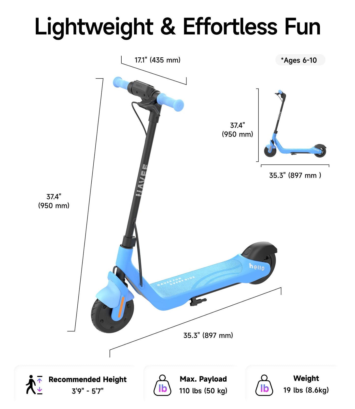 NAVEE K100 Smart Kids E-scooter