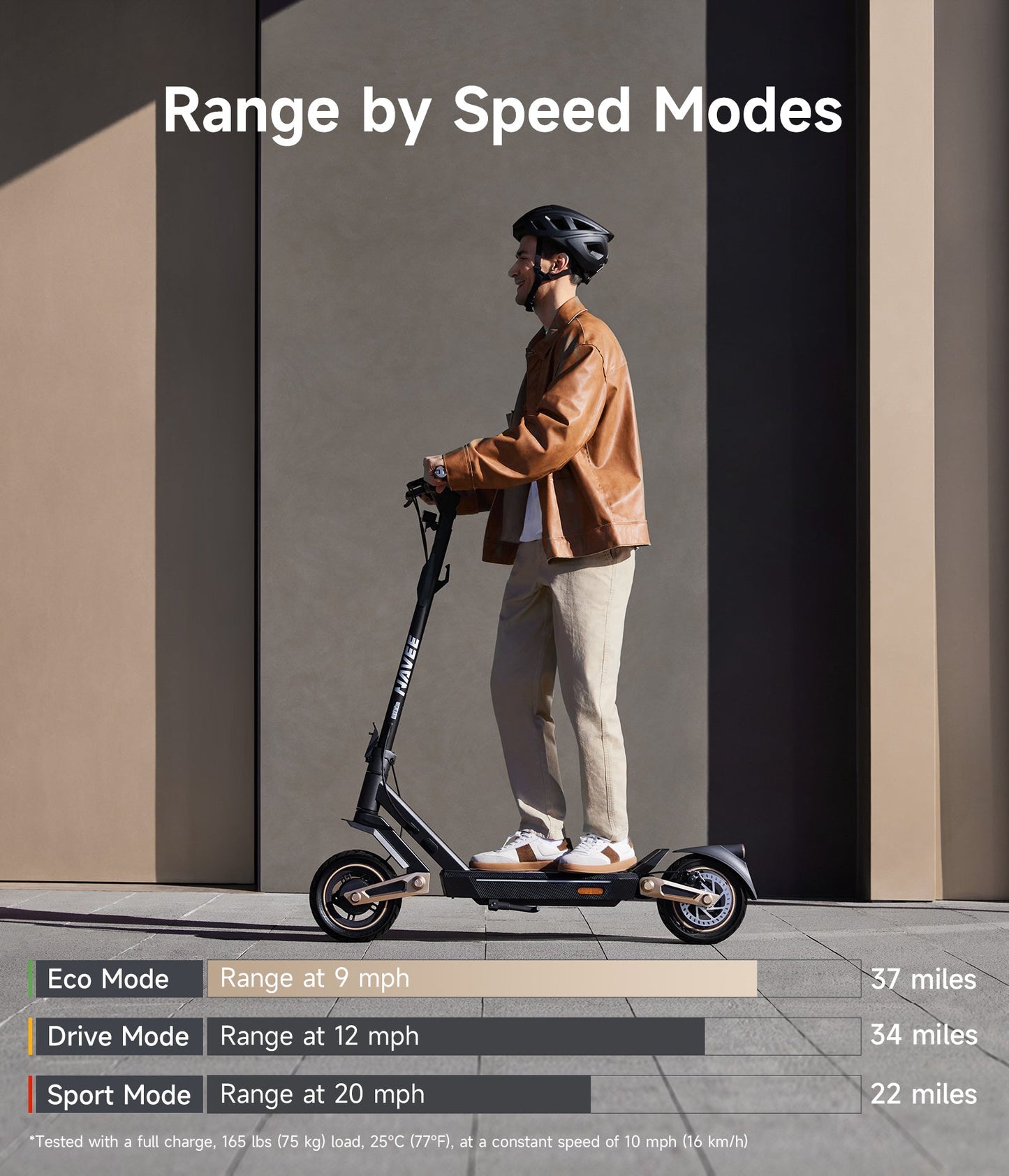 NAVEE ST3 Electric Scooter｜Damping Arm™ Suspension｜37.3miles Eco-range｜1000W