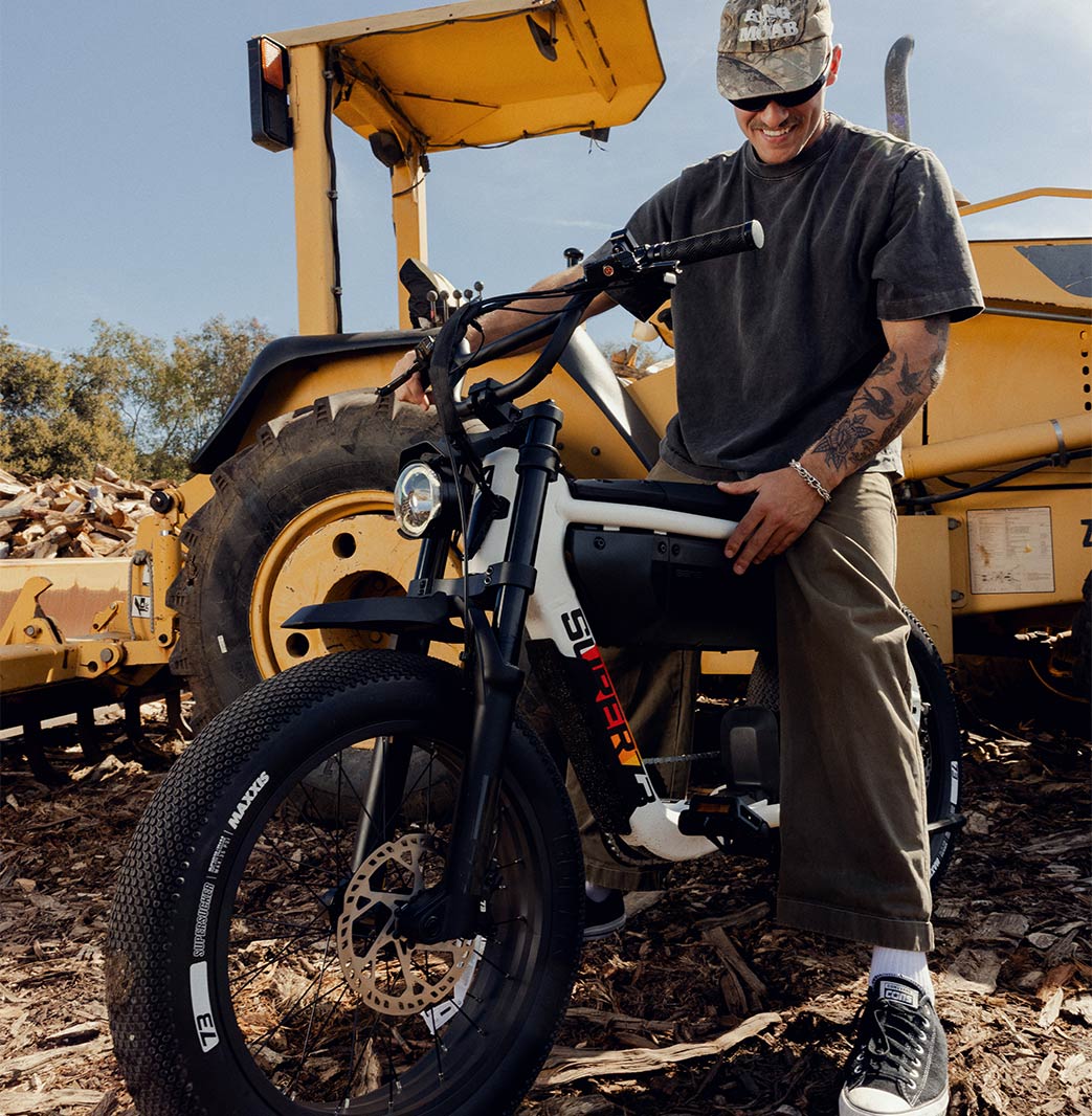 SUPER73 M1D SE Ebike (A-series), Top Speed 20mph