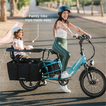 XPedition2 Raindrop Blue Long-Range Dual-Battery eBike