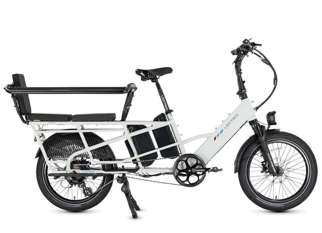 XPedition2 Stratus White Long-Range Dual-Battery eBike