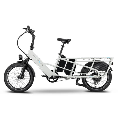 XPedition2 Stratus White Long-Range Dual-Battery eBike