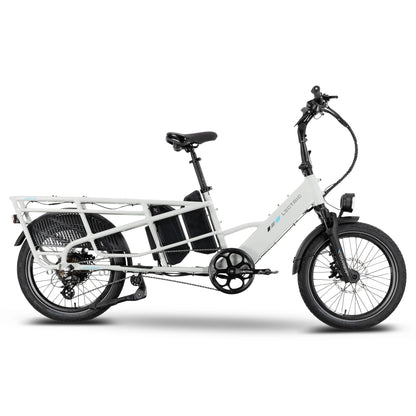 XPedition2 Stratus White Long-Range Dual-Battery eBike