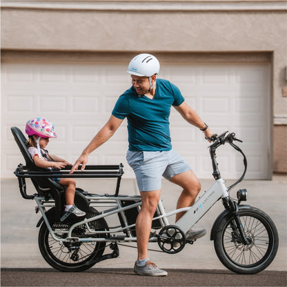 XPedition2 Stratus White Long-Range Dual-Battery eBike