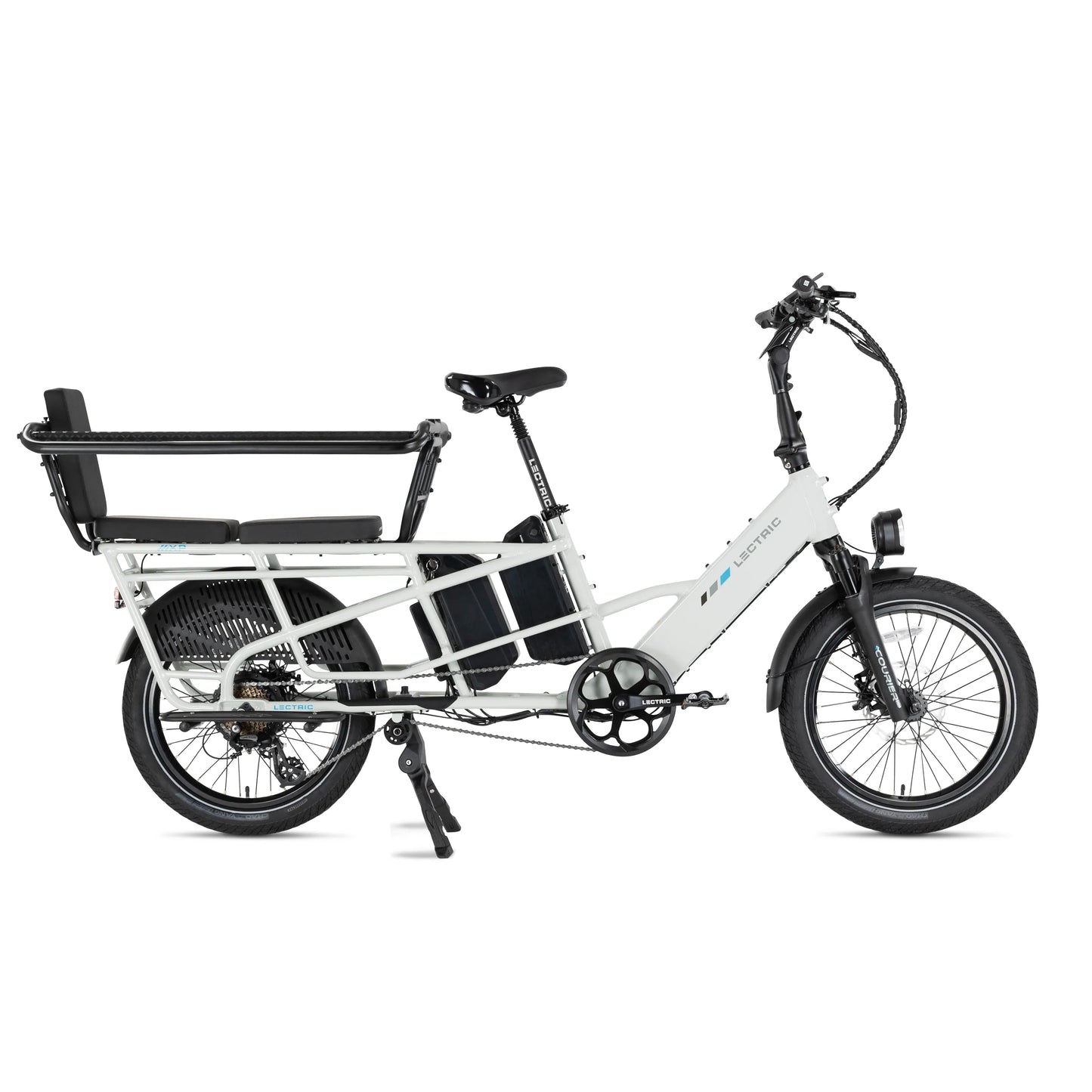 XPedition2 Stratus White Long-Range Dual-Battery eBike