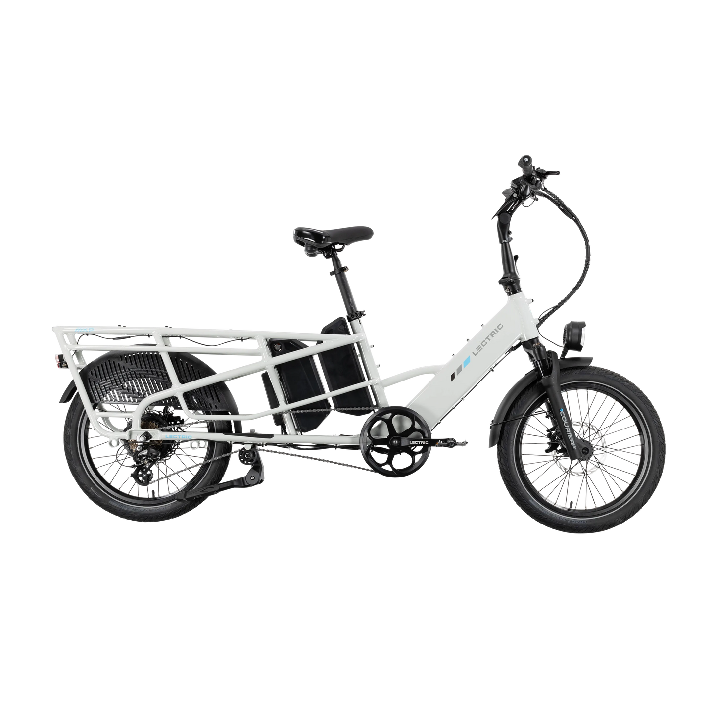 XPedition2 Stratus White Long-Range Dual-Battery eBike