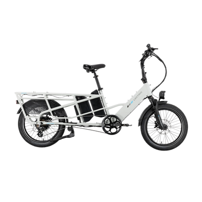 XPedition2 Stratus White Long-Range Dual-Battery eBike