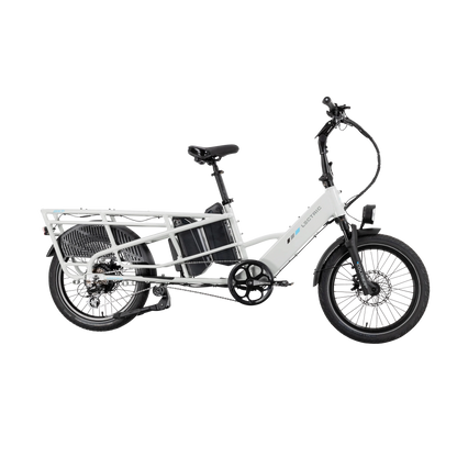 XPedition2 Stratus White Long-Range Dual-Battery eBike