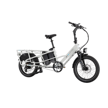XPedition2 Stratus White Long-Range Dual-Battery eBike