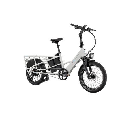 XPedition2 Stratus White Long-Range Dual-Battery eBike