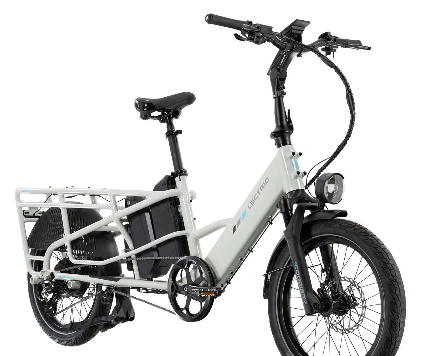 XPedition2 Stratus White Long-Range Dual-Battery eBike