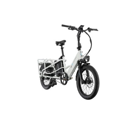 XPedition2 Stratus White Long-Range Dual-Battery eBike