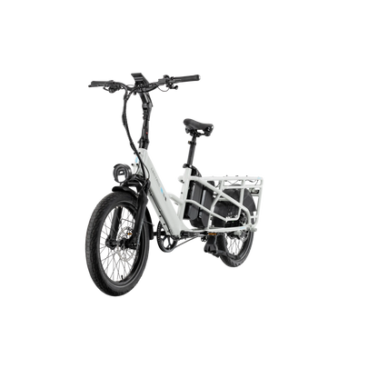 XPedition2 Stratus White Long-Range Dual-Battery eBike