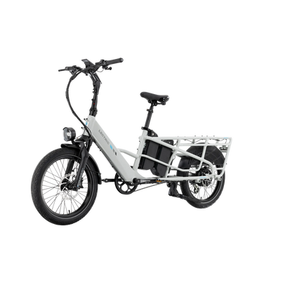 XPedition2 Stratus White Long-Range Dual-Battery eBike
