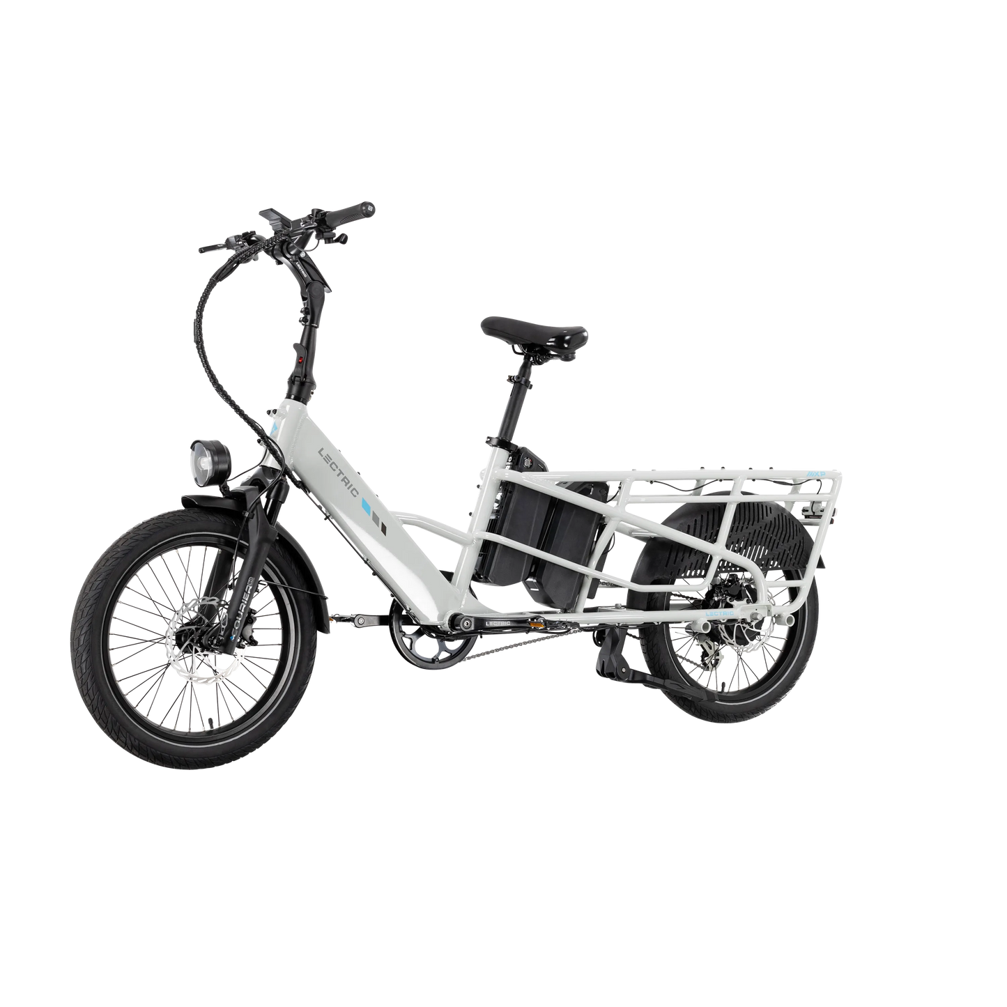 XPedition2 Stratus White Long-Range Dual-Battery eBike