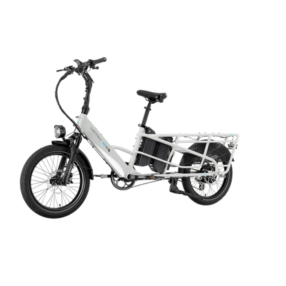 XPedition2 Stratus White Long-Range Dual-Battery eBike