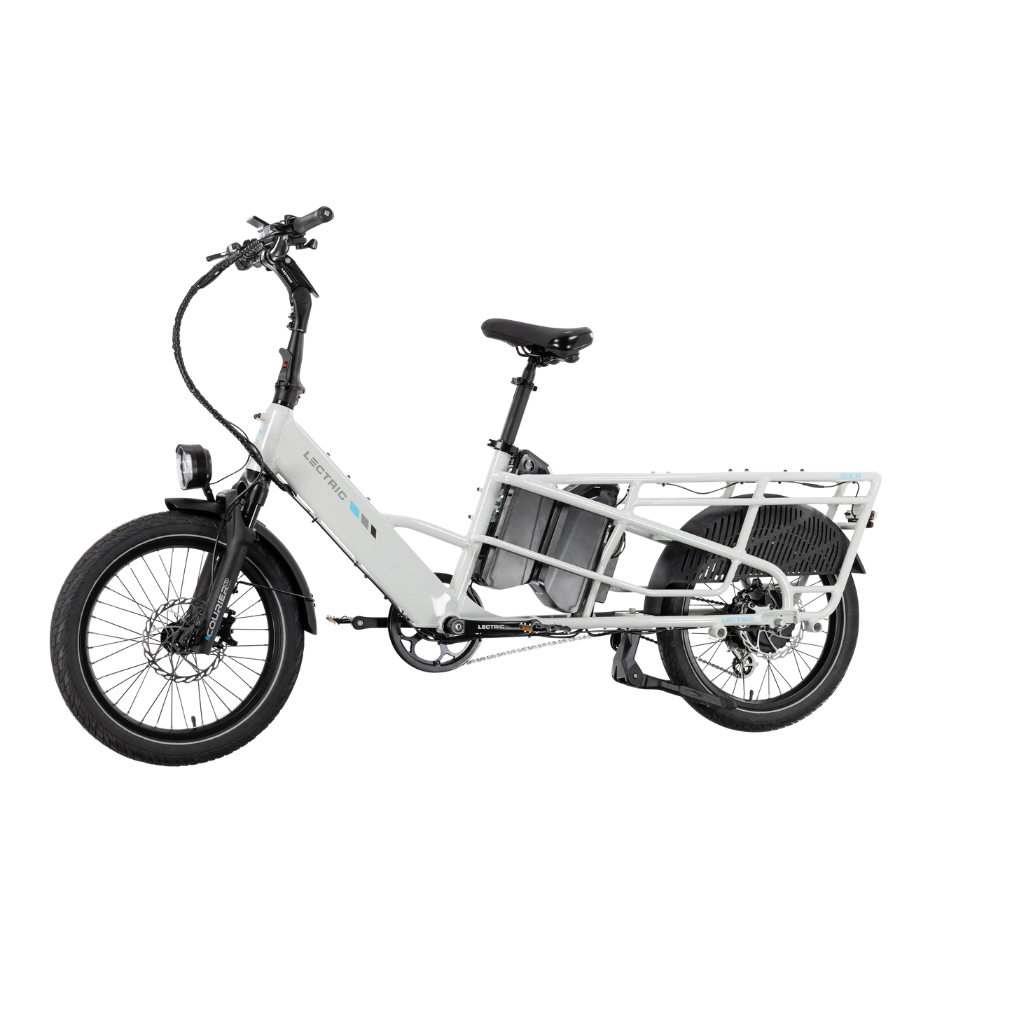 XPedition2 Stratus White Long-Range Dual-Battery eBike