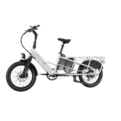 XPedition2 Stratus White Long-Range Dual-Battery eBike