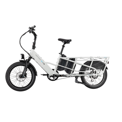 XPedition2 Stratus White Long-Range Dual-Battery eBike