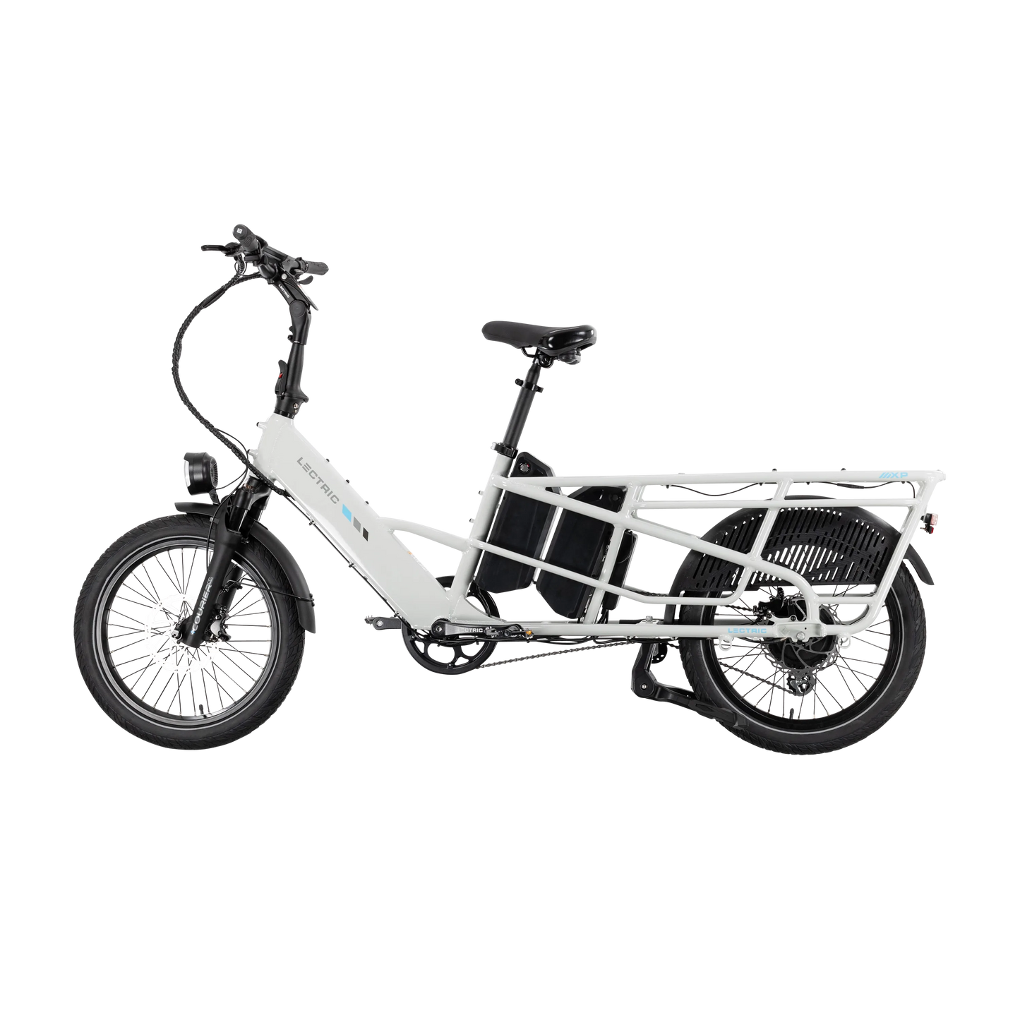 XPedition2 Stratus White Long-Range Dual-Battery eBike