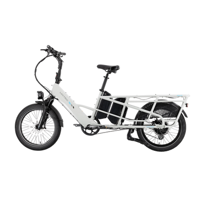 XPedition2 Stratus White Long-Range Dual-Battery eBike