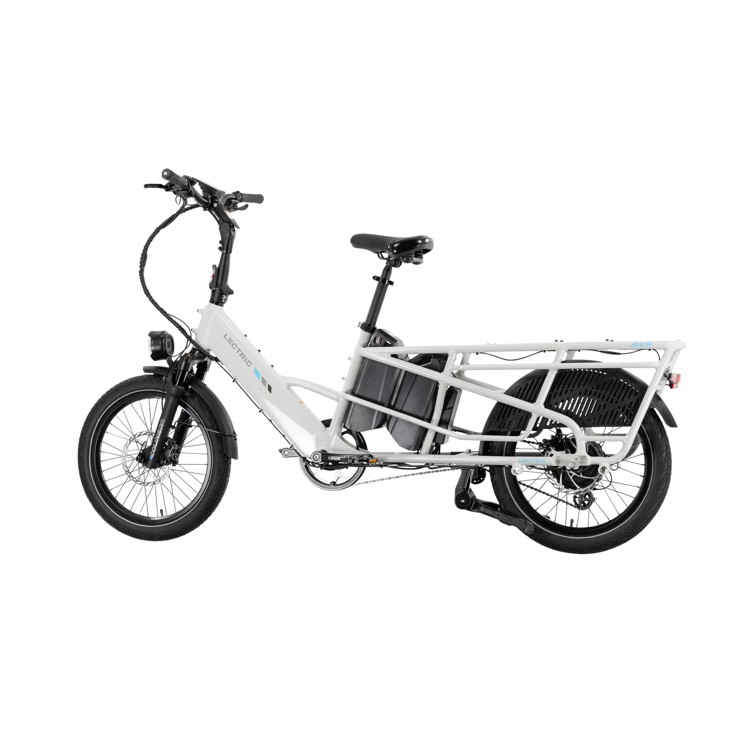 XPedition2 Stratus White Long-Range Dual-Battery eBike
