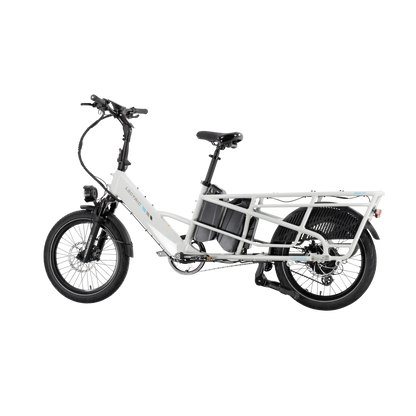 XPedition2 Stratus White Long-Range Dual-Battery eBike