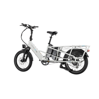 XPedition2 Stratus White Long-Range Dual-Battery eBike
