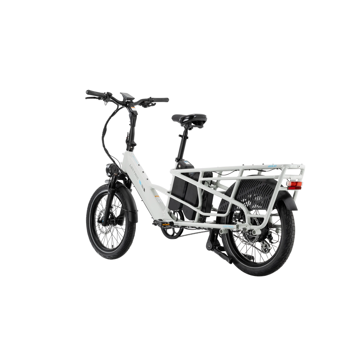 XPedition2 Stratus White Long-Range Dual-Battery eBike