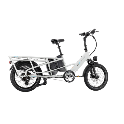 XPedition2 Stratus White Long-Range Dual-Battery eBike