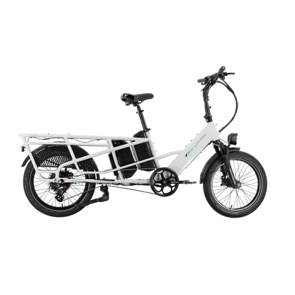 XPedition2 Stratus White Long-Range Dual-Battery eBike