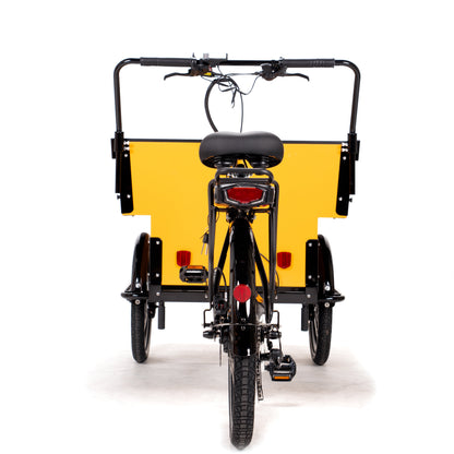 Preschool cargo bike for 6 kids #color_Classic Yellow & Black 