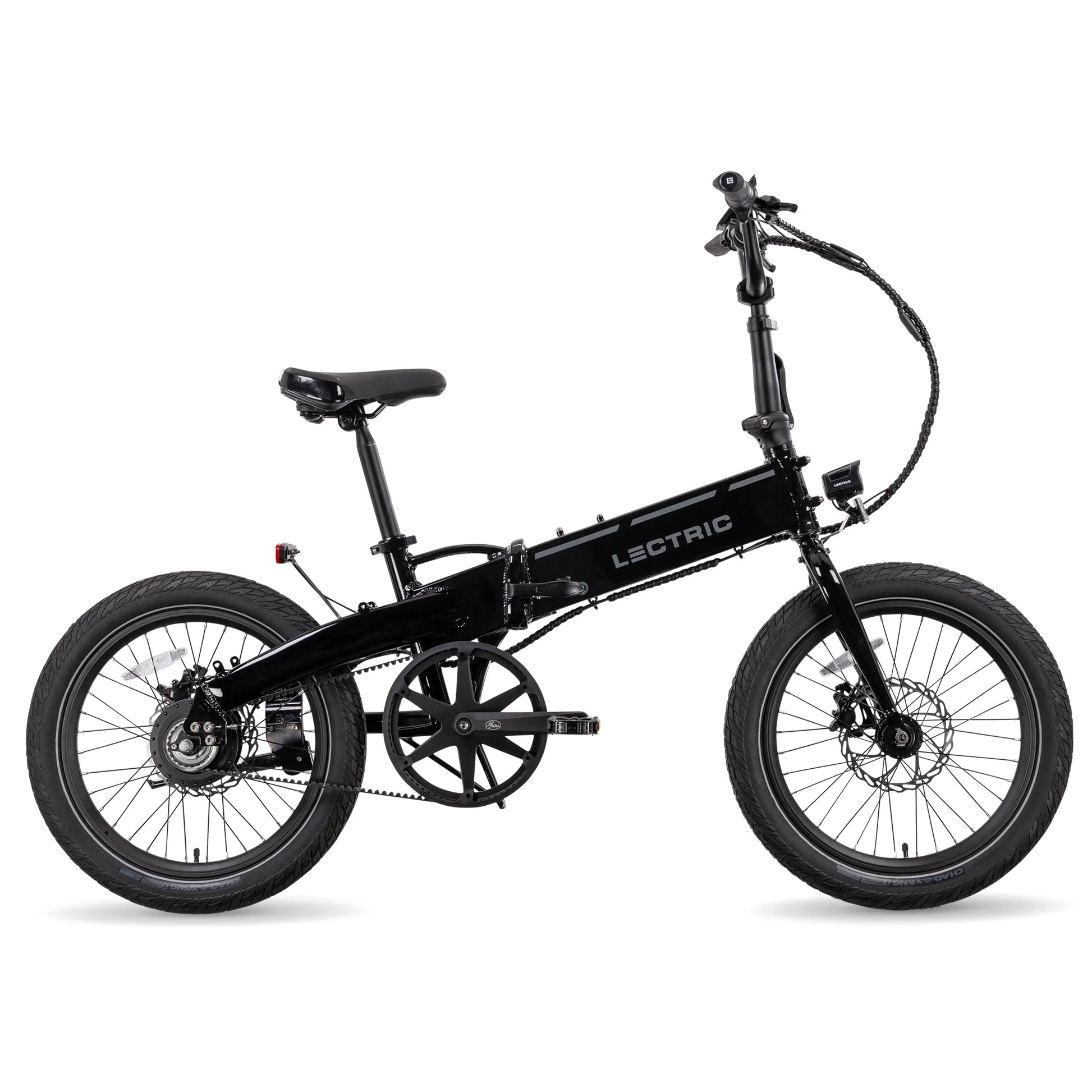 Lectric XP Lite 2.0 JW Black (Long-Range, Belt Drive) Folding eBike, Top Speed 20mph
