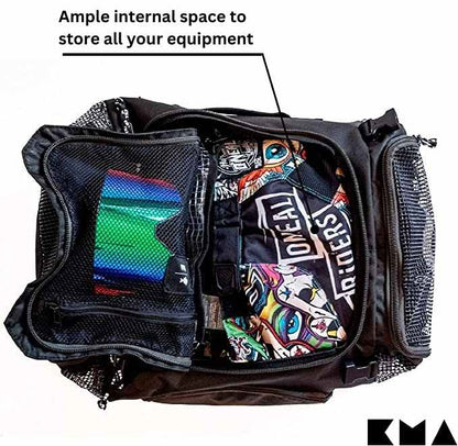 KMA Baja Vent 40L Duffle Bag Backpack for Hiking or Cycling *Freeride Edition*