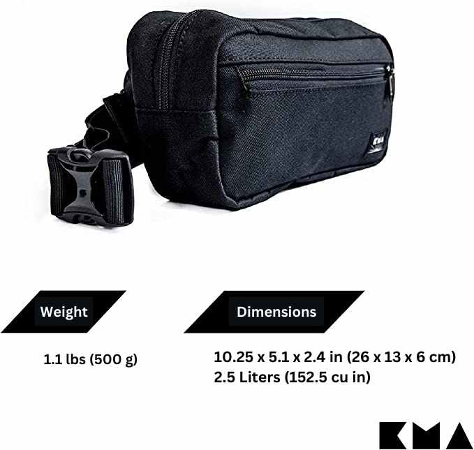 Adjustable Shoulder Bag Waist Bags, Capacity: 5kg