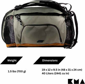 KMA Baja Vent 40L Duffle Bag Backpack
