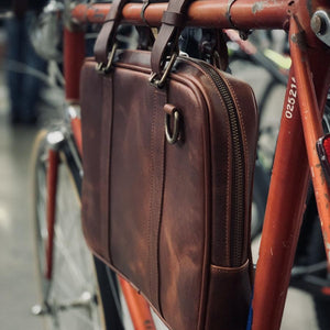 MONTE BLANCO 04 ALBATROSS Leather Portfolio Frame Bag - Casa Bikes