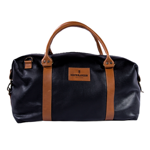 MONTEBLANCO04 LUMENI Full-Grain Leather Overnight/Weekend Travel Duffel Bag